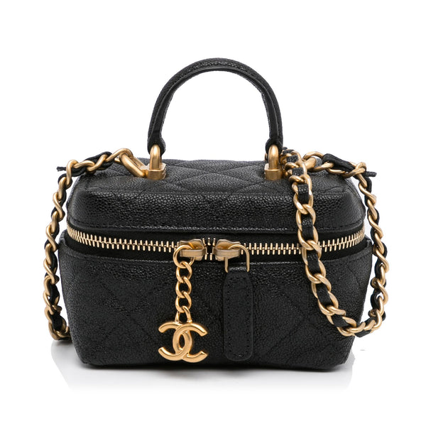 Chanel Micro Caviar Vanity Bag (SHG-Hn5TnB)