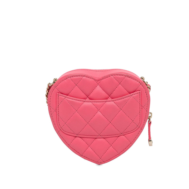 Chanel Mini CC in Love Heart Crossbody Bag (SHG-0Qf4HI)