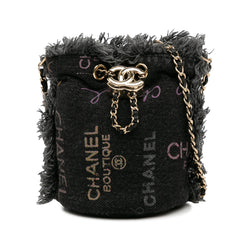 Chanel Mini Denim Mood Bucket with Chain (SHG-6D3bZs)