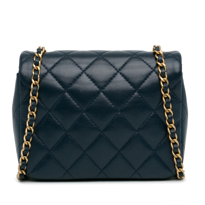 Chanel Mini Lambskin CC Crystal Full flap (SHG-tjFZO9)