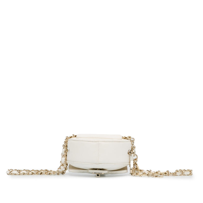 Chanel Mini Lambskin CC in Love Heart Belt Bag (SHG-EvulW7)