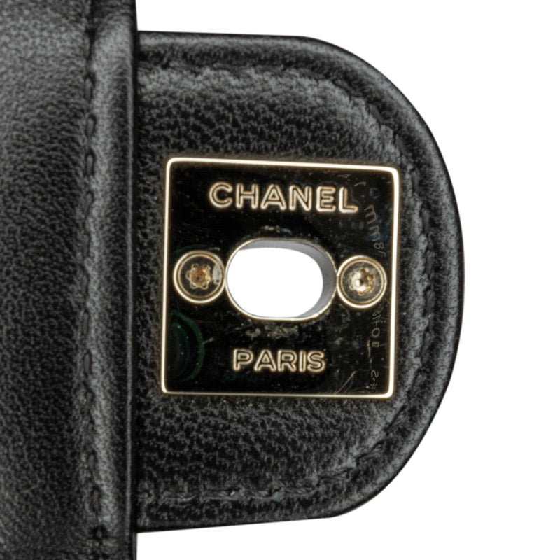 Chanel Mini Lambskin CC in Love Heart Belt Bag (SHG-R54rLZ)