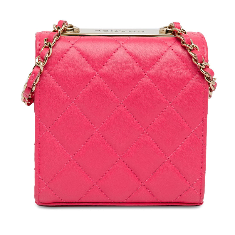 Chanel Mini Lambskin Trendy CC Clutch With Chain (SHG-DBlI5L)