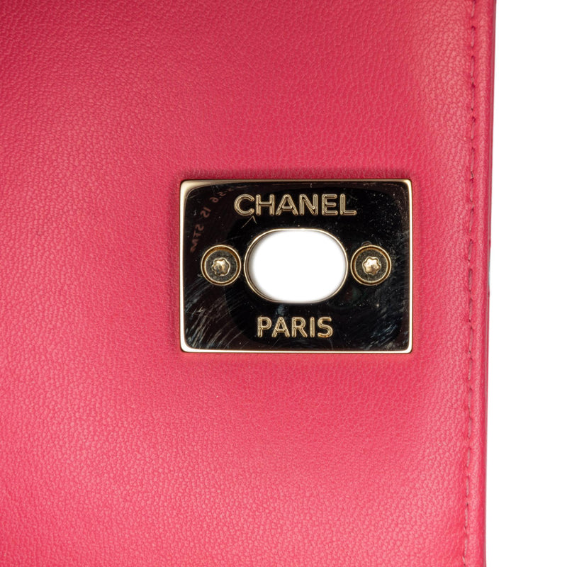 Chanel Mini Lambskin Trendy CC Clutch With Chain (SHG-DBlI5L)