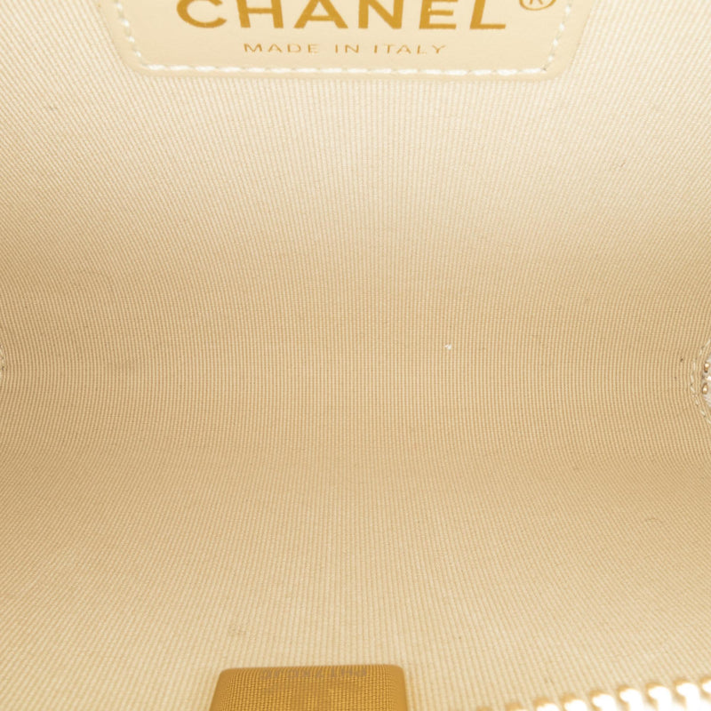 Chanel Mini Metallic Lambskin Like a Wallet Flap Bag (SHG-ZFjRuZ)