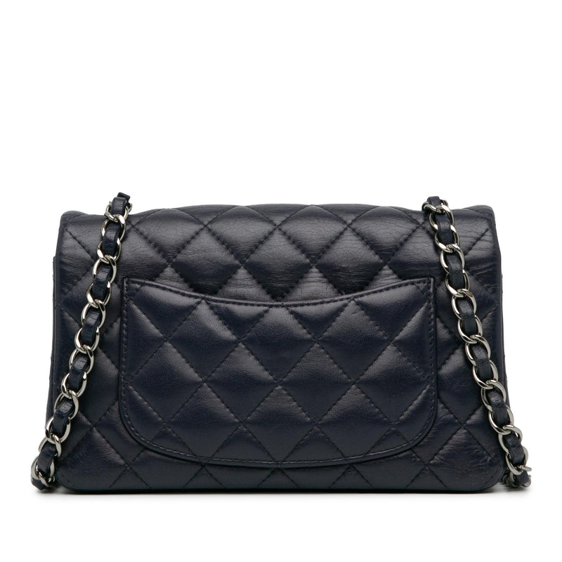 Chanel Mini Rectangular Classic Lambskin Single Flap (SHG-VhXRd6)