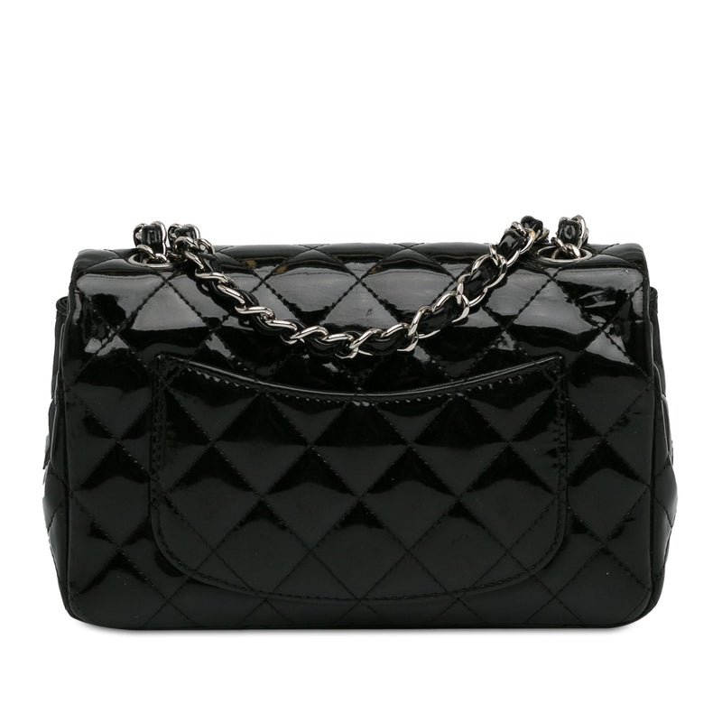 Chanel Mini Rectangular Classic Patent Single Flap (SHG-fnfHQ4)