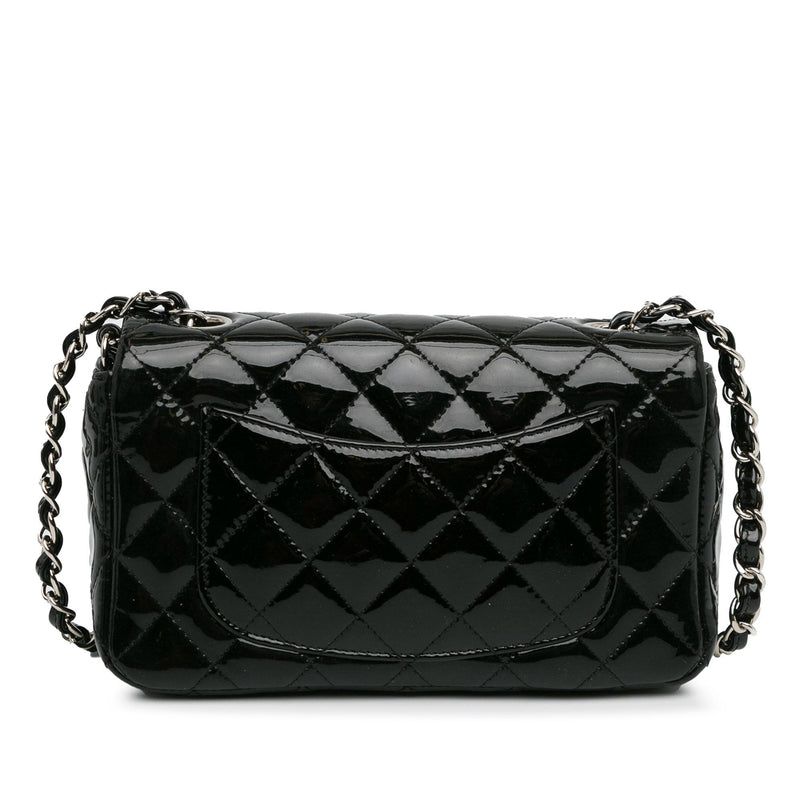 Chanel Mini Rectangular Classic Patent Single Flap (SHG-foRix8)