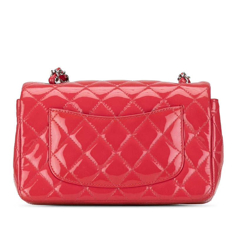 Chanel Mini Rectangular Classic Patent Single Flap (SHG-f5GKzQ)