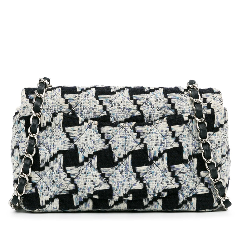 Chanel Mini Rectangular Classic Tweed Flap (SHG-lXzrIX)