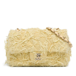 Chanel Mini Rectangular Classic Tweed Single Flap (SHG-tWVx0M)