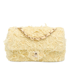 Chanel Mini Rectangular Classic Tweed Single Flap (SHG-jZJQpU)