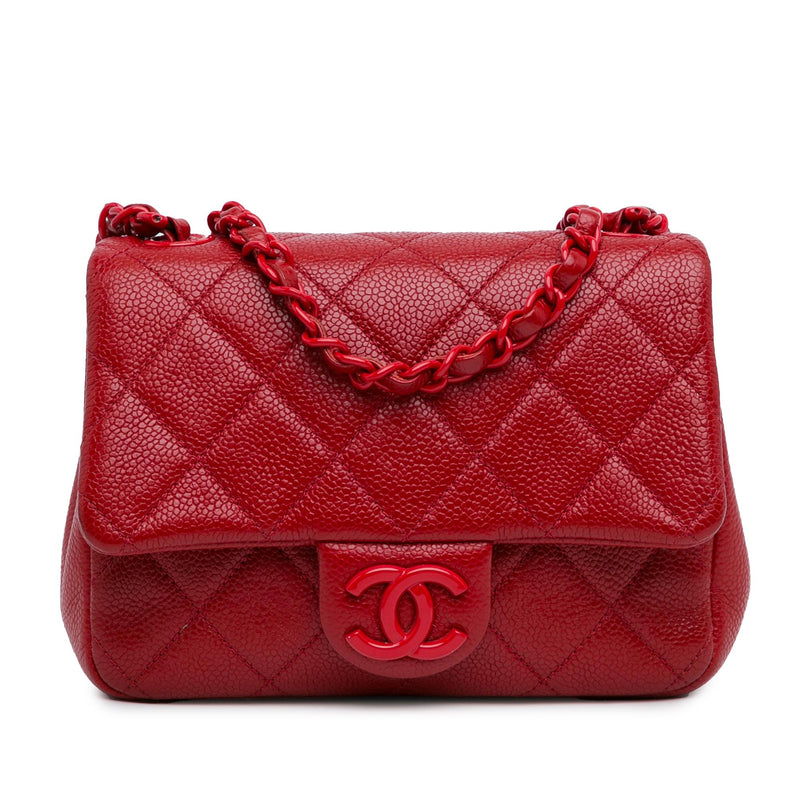 Chanel Mini Square Caviar Incognito Flap (SHG-FUMUNQ)