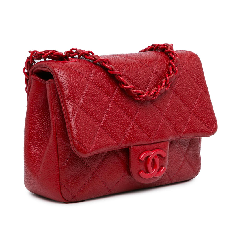 Chanel Mini Square Caviar Incognito Flap (SHG-FUMUNQ)