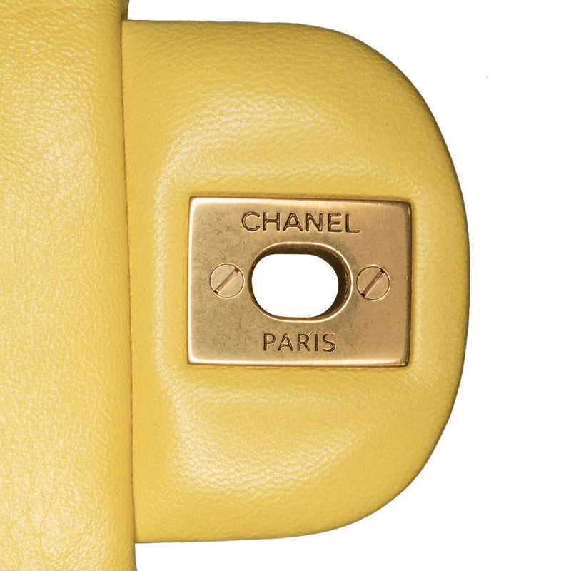 Chanel Mini Square Classic Lambskin Chevron Single Flap (SHG-Hg3a1b)