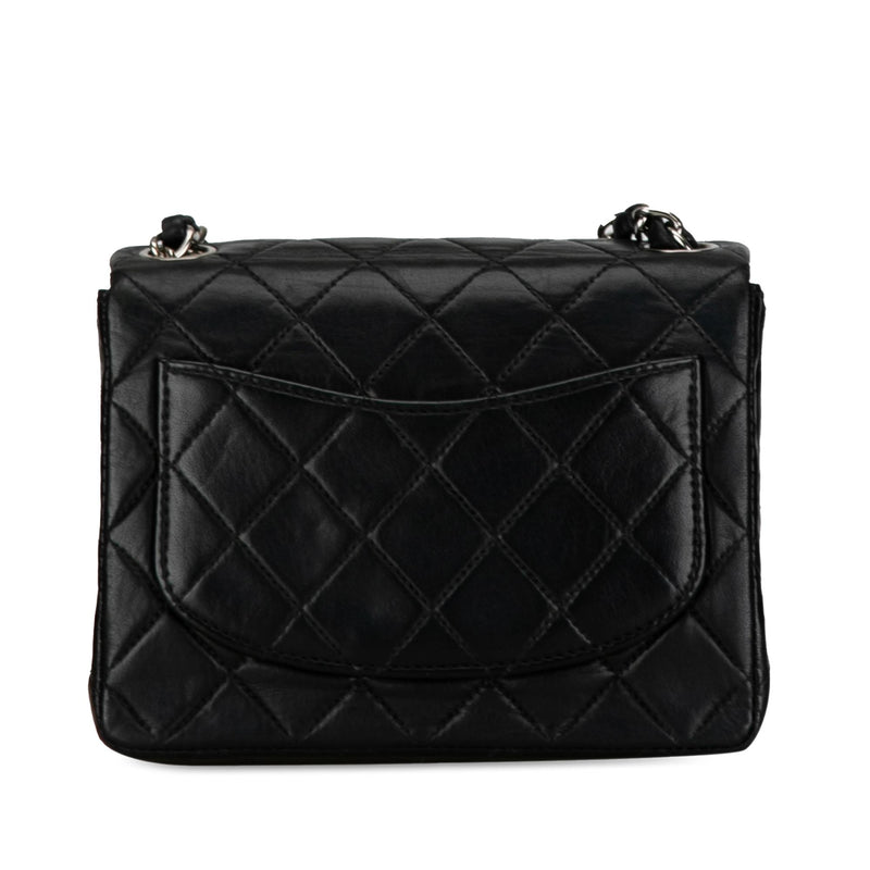 Chanel Mini Square Classic Lambskin Single Flap (SHG-0YbHqE)