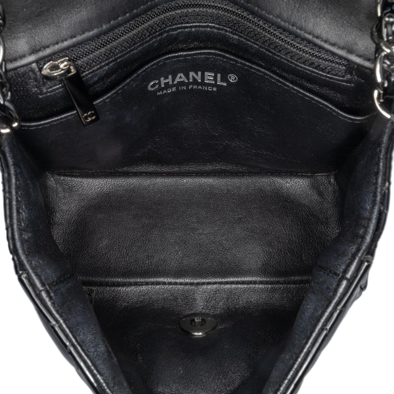 Chanel Mini Square Classic Patent Single Flap (SHG-MhyuAt)