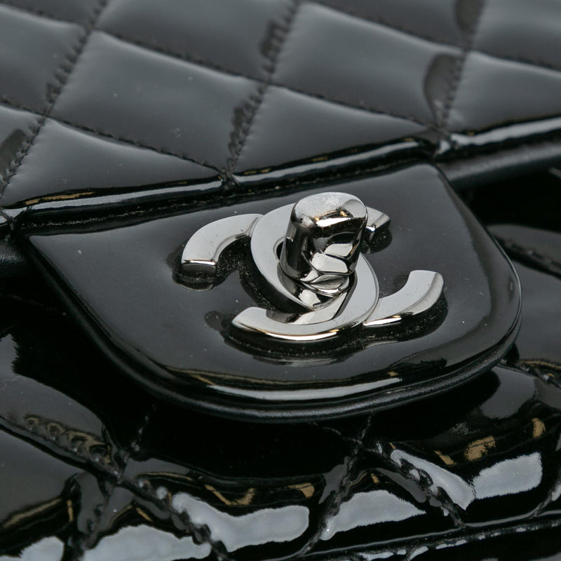 Chanel Mini Square Classic Patent Single Flap (SHG-MhyuAt)