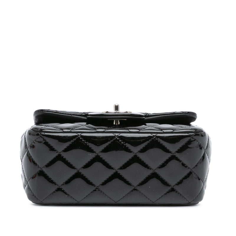 Chanel Mini Square Classic Patent Single Flap (SHG-7MoAcw)