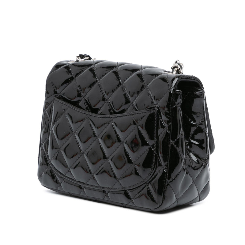 Chanel Mini Square Classic Patent Single Flap (SHG-7MoAcw)