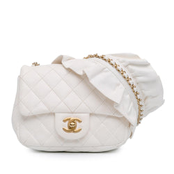 Chanel Mini Square Lambskin Romance Single Flap (SHG-JBHfCM)