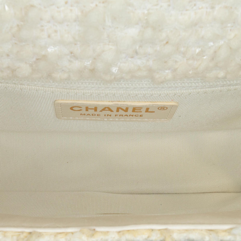 Chanel Mini Tweed Flap Crossbody (SHG-7gRh4A)