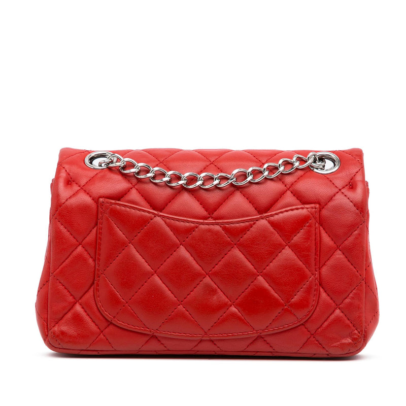 Chanel New Mini Classic Lambskin Single Flap (SHG-Z0MDiN)