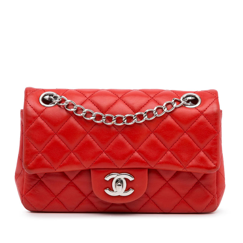 Chanel New Mini Classic Lambskin Single Flap (SHG-Z0MDiN)