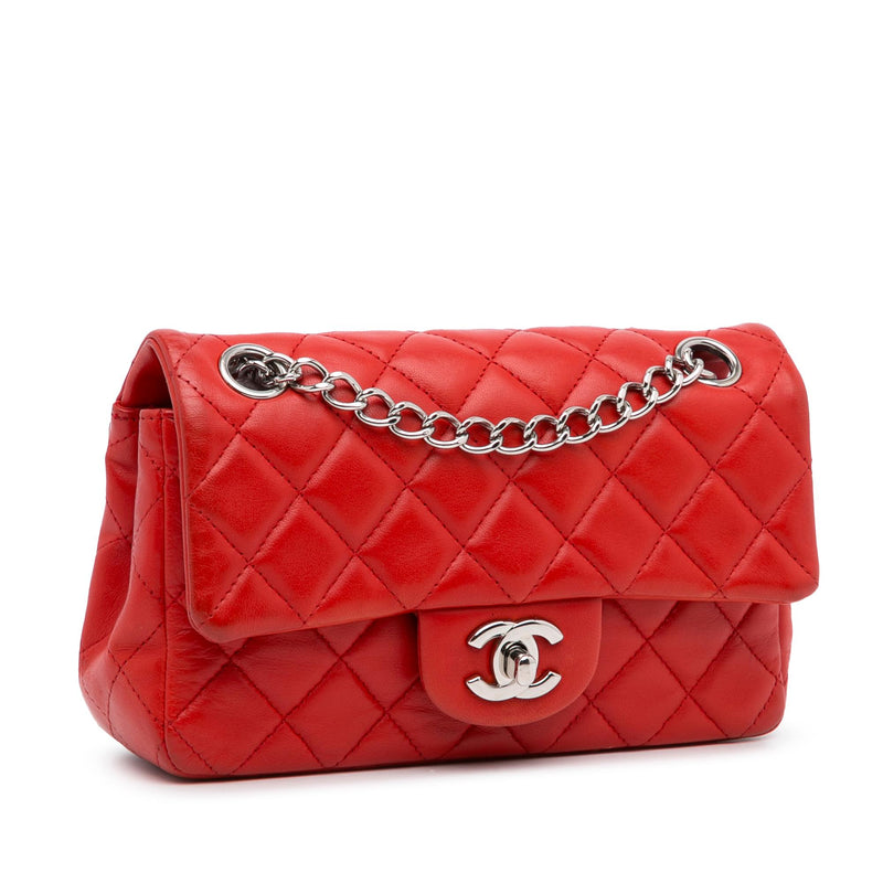 Chanel New Mini Classic Lambskin Single Flap (SHG-Z0MDiN)