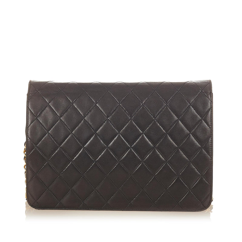 Chanel Old Medium Lambskin CC Single Flap bag (SHG-i39eOm)