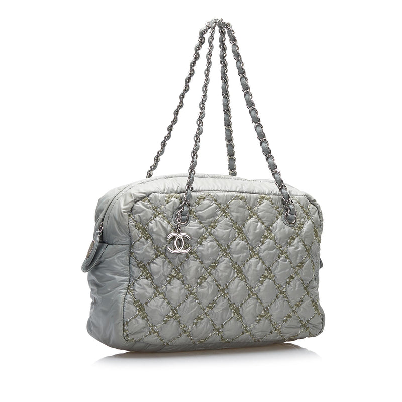 Chanel Paris-Byzance Tweed On Stitch Shoulder Bag (SHG-eOArKq