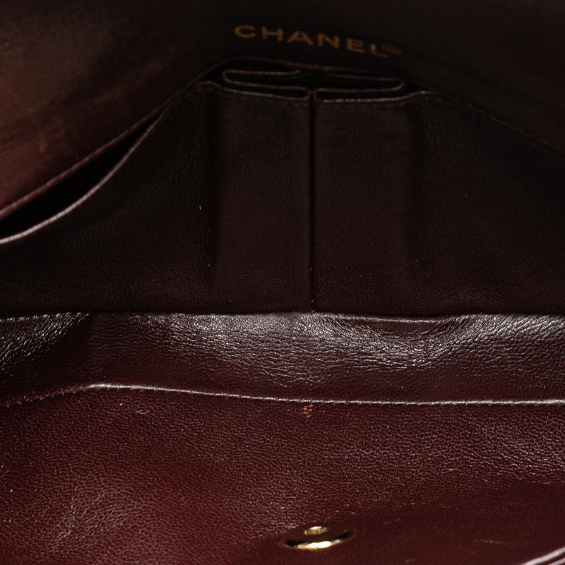 Chanel Patent Choco Bar East West Flap (SHG-0yHZCX)