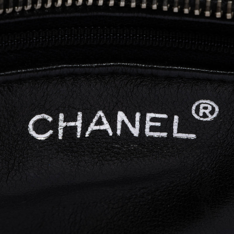 Chanel Vintage Patent Leather CC Bowling Bag (SHF-S9yHE9)