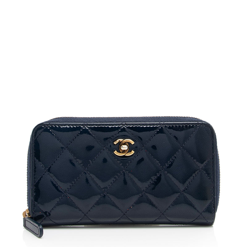 Chanel patent wallet newest