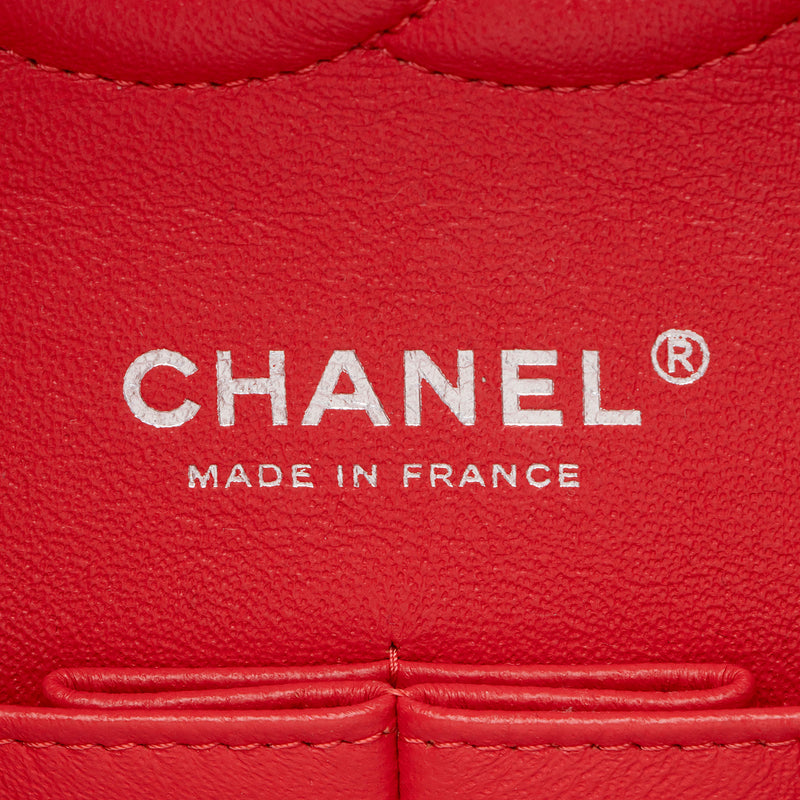 Chanel Patent Leather Classic Medium Double Flap Bag (SHF-96viXO)