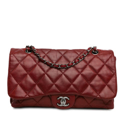 Chanel Quilted Lambskin 3 Accordion Flap (SHG-1Ej2fV)