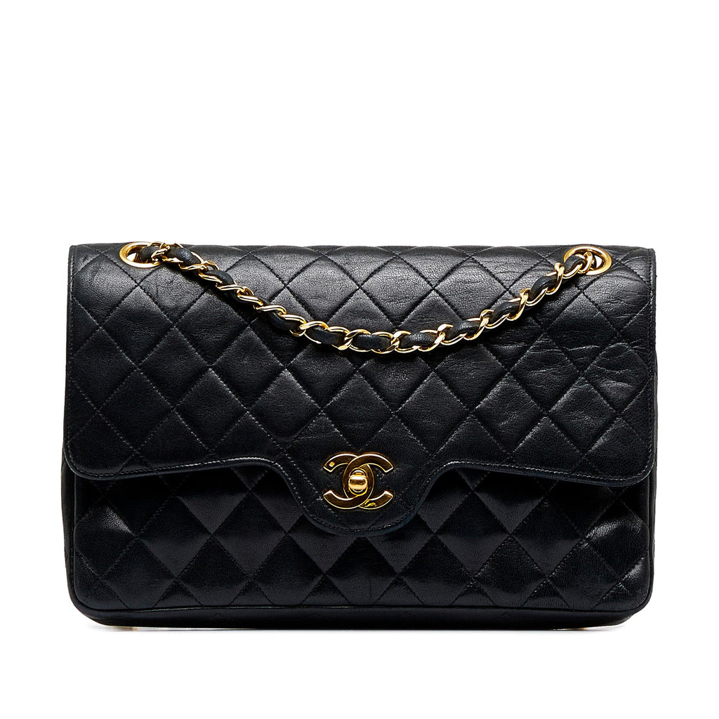 Chanel Quilted Lambskin Double Flap Bag (SHG-nAgJZX) – LuxeDH