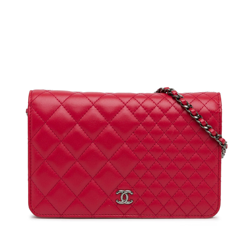 Chanel Quilted Lambskin Wallet On Chain (SHG-3yBC7U)