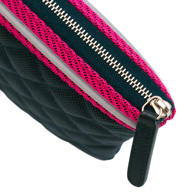 Chanel Quilted Nylon Fluo Boy O Case Clutch (SHG-4cUU3k)