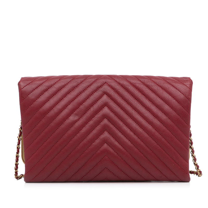 Chanel Rock Corner Chevron Flap Bag (SHG-xAzd8d)