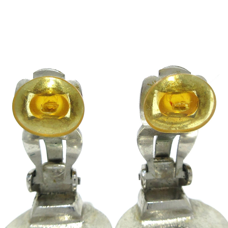 Chanel Round Logo Clip On Earrings (SHG-4EeZWg)