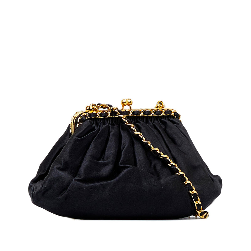 Chanel Satin Frame Crossbody Bag (SHG-ViTQuR)