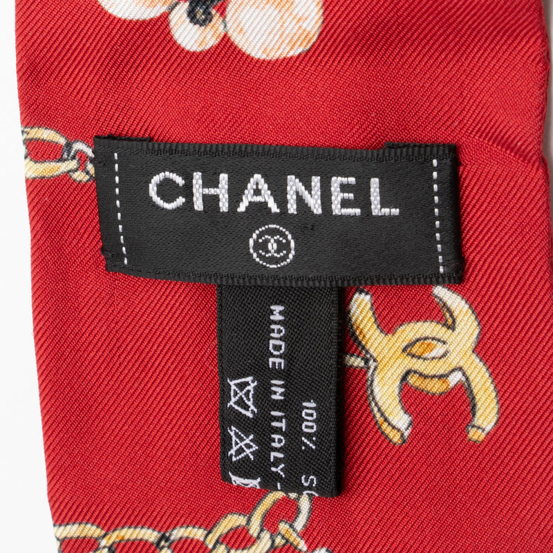 Chanel Silk Jewelry Bandeau Scarf (SHF-OaRMru)