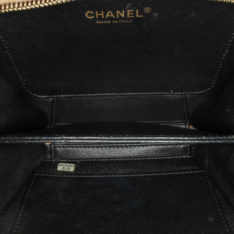 Chanel Small Caviar CC Filigree Vanity Case (SHG-mliWa1)