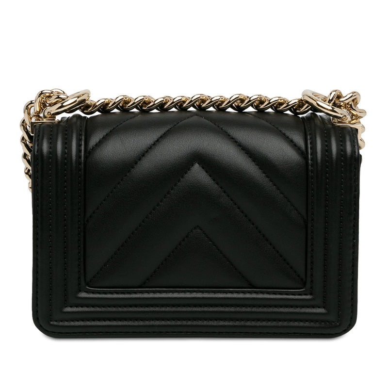 Chanel Small Chevron Boy Flap (SHG-PGXrMi)