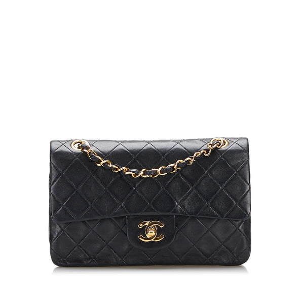 Chanel Mini Classic Square Lambskin Single Flap Bag (SHG-3rD17V