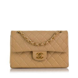 Chanel Small Classic Lambskin Double Flap (SHG-49UEuo)