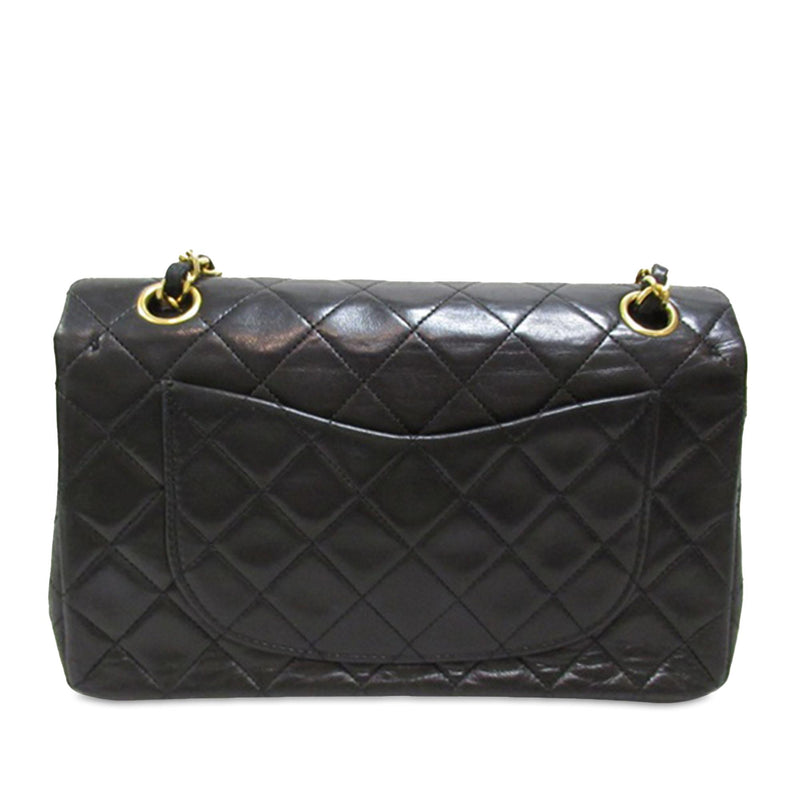 Chanel Small Classic Lambskin Double Flap (SHG-k39ucA)