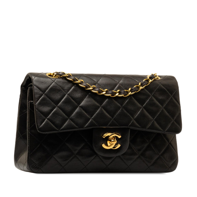 Chanel Small Classic Lambskin Double Flap (SHG-jUYNWc)