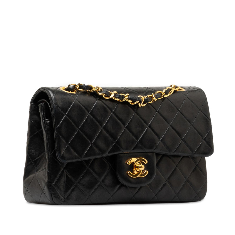 Chanel Small Classic Lambskin Double Flap (SHG-11wp3X)